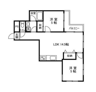 東京都新宿区新宿７丁目 賃貸マンション 2LDK