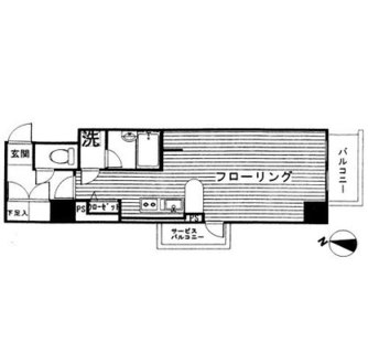 東京都新宿区若松町 賃貸マンション 1R