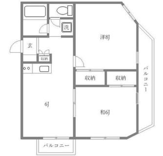 東京都文京区小日向１丁目 賃貸マンション 2DK