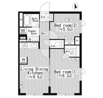 東京都新宿区二十騎町 賃貸マンション 2DK